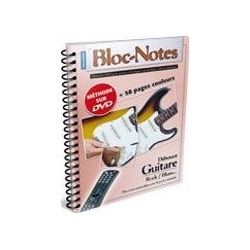 Bloc Notes Débutant Guitare Electrique avec DVD