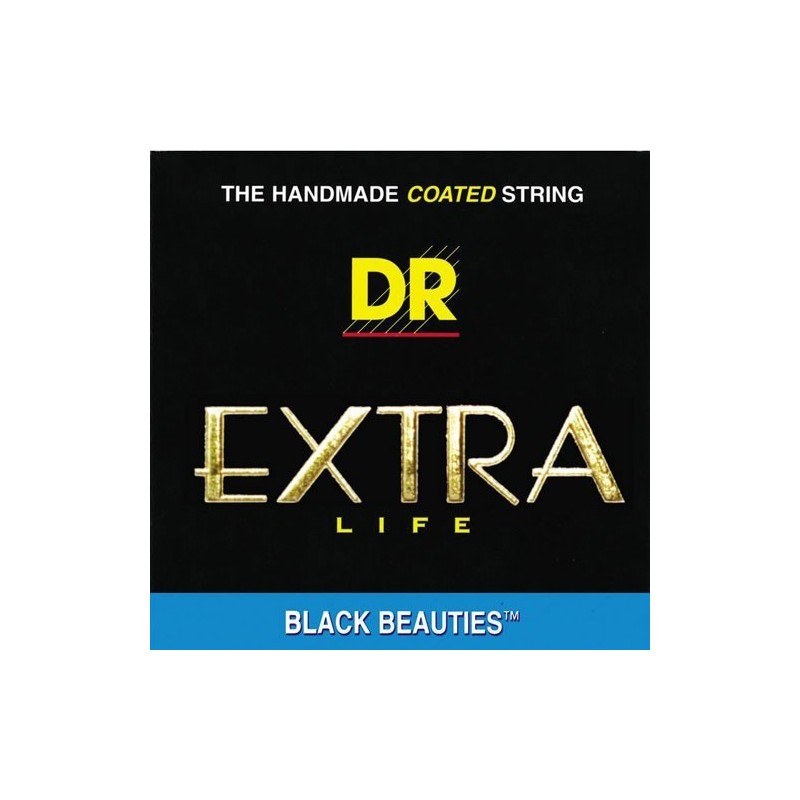 DR Strings Jeu Big Heavy Extra Life Black Beauties