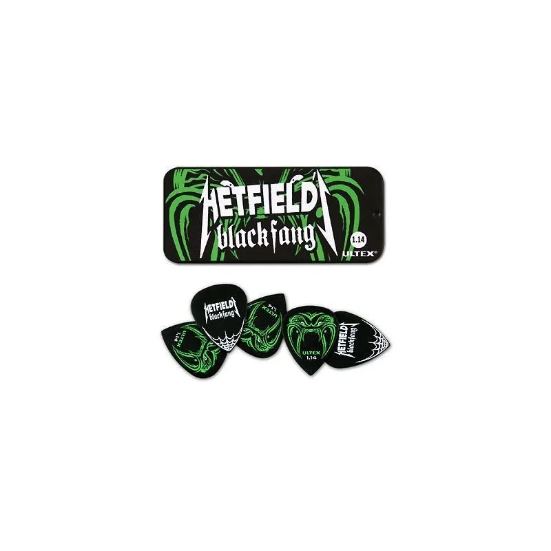 Dunlop 1 Boite 6 Mediators Hetfield ULTEX 1.14MM