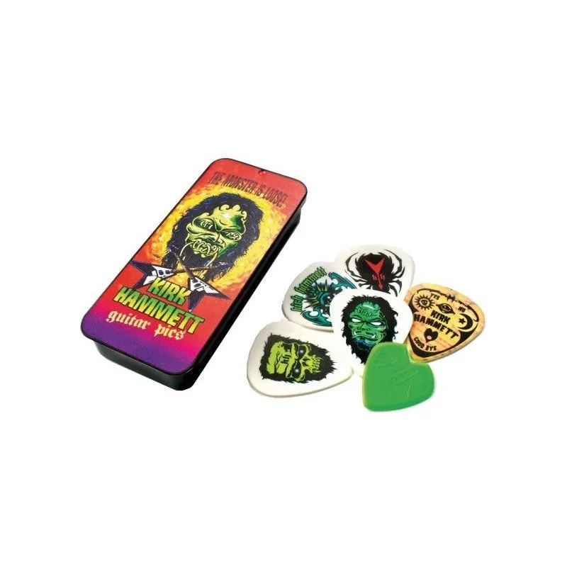 Dunlop Boite 6 Mediators K.Hammet Monster Loose