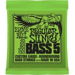 Ernie Ball Jeu 5 Cordes Slinky Bass
