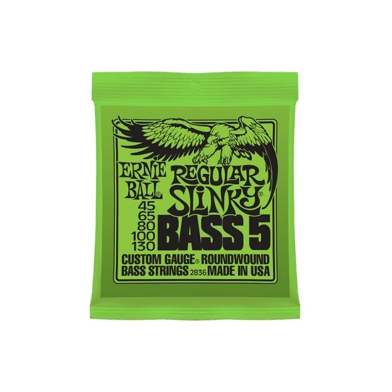 Ernie Ball Jeu 5 Cordes Slinky Bass