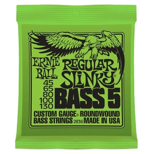 Ernie Ball Jeu 5 Cordes Slinky Bass