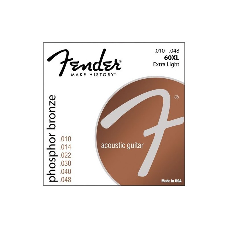 Fender 60XL PHOS BRONZE 10-48