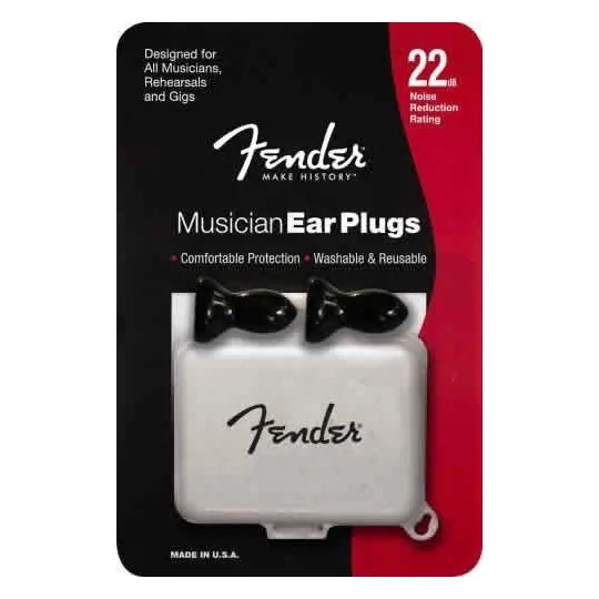 Fender Musician Series Black Ear Plugs