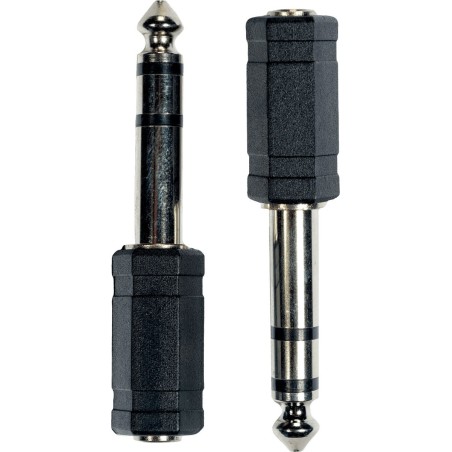 2 Adaptateurs Jack F 3,5 St / Jack M St 6,35
