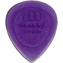 Dunlop 5 Médiators Stubby Jazz 2mm Violet Transparent