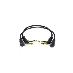 Klotz Patchcord 0,30m noir 2 pieces