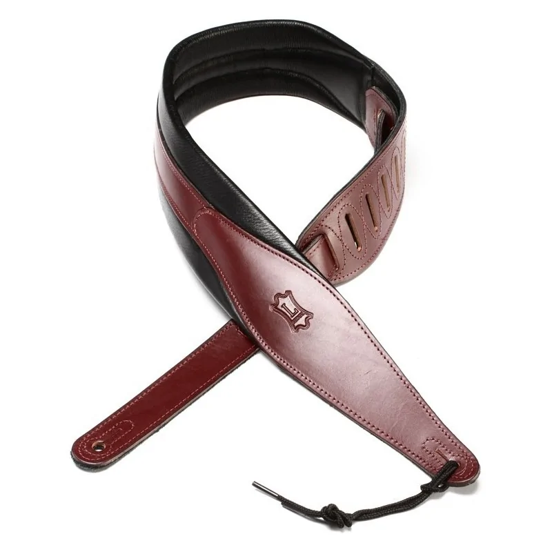Levy's Sangle Cuir, Super Rembourrage Burgundy Levy's Sangle Cuir, Super Rembourrage Burgundy