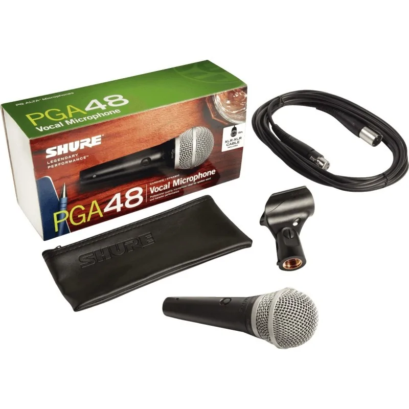 Shure PGA48XLR Micro Chant Dynamique Cardioide