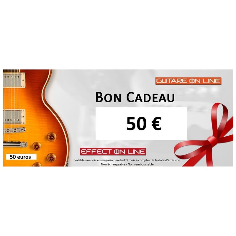 Bon Cadeau 50 euros