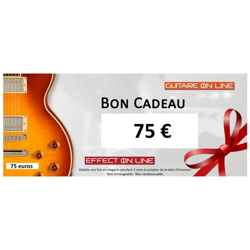 Bon cadeau 75 euros