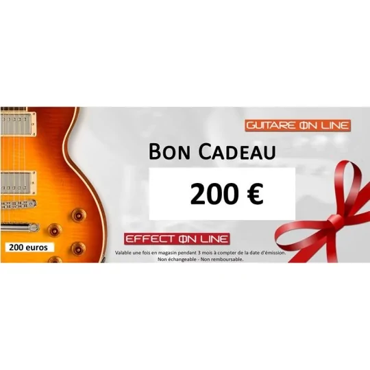 Bon Cadeau 200 euros