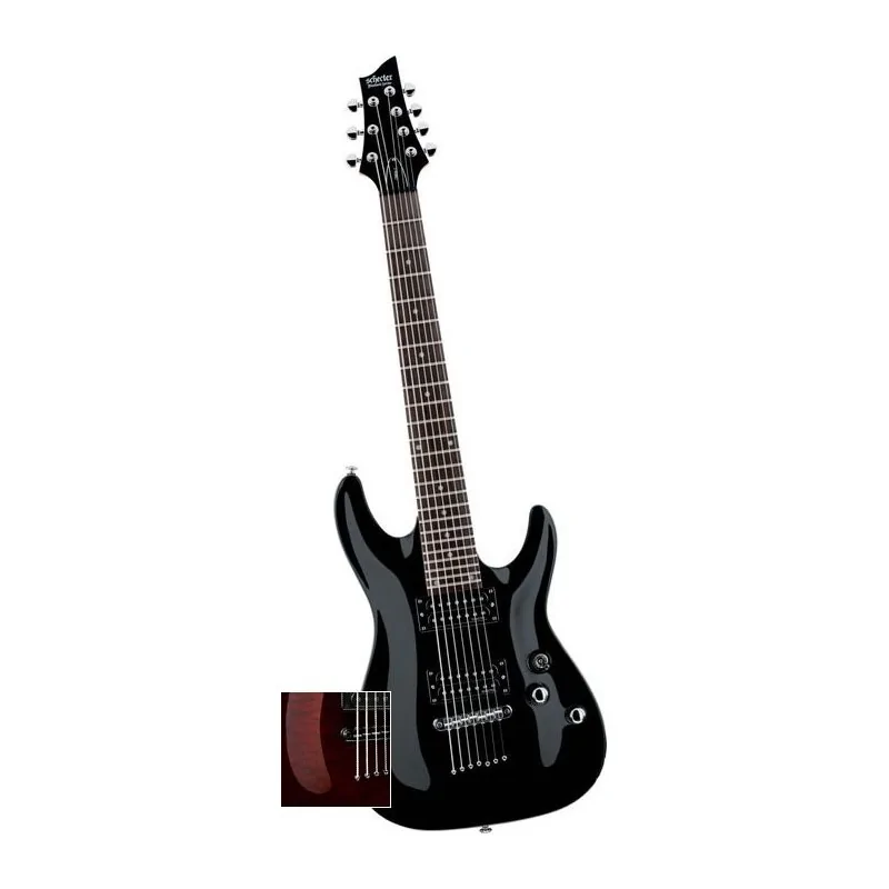 Schecter Omen 7 Extreme Black Cherry