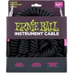 Ernie Ball Câble Spirale Ultrafex Jacks droit 9m