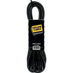 Yellow Cable MD3 MIDI 5 broches mâle/5br. mâle 3m Yellow Cable MD3 MIDI 5 broches mâle/5br. mâle 3m