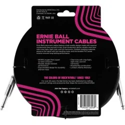 Ernie Ball Câble Ultraflex Jacks Droits 3m - Noir