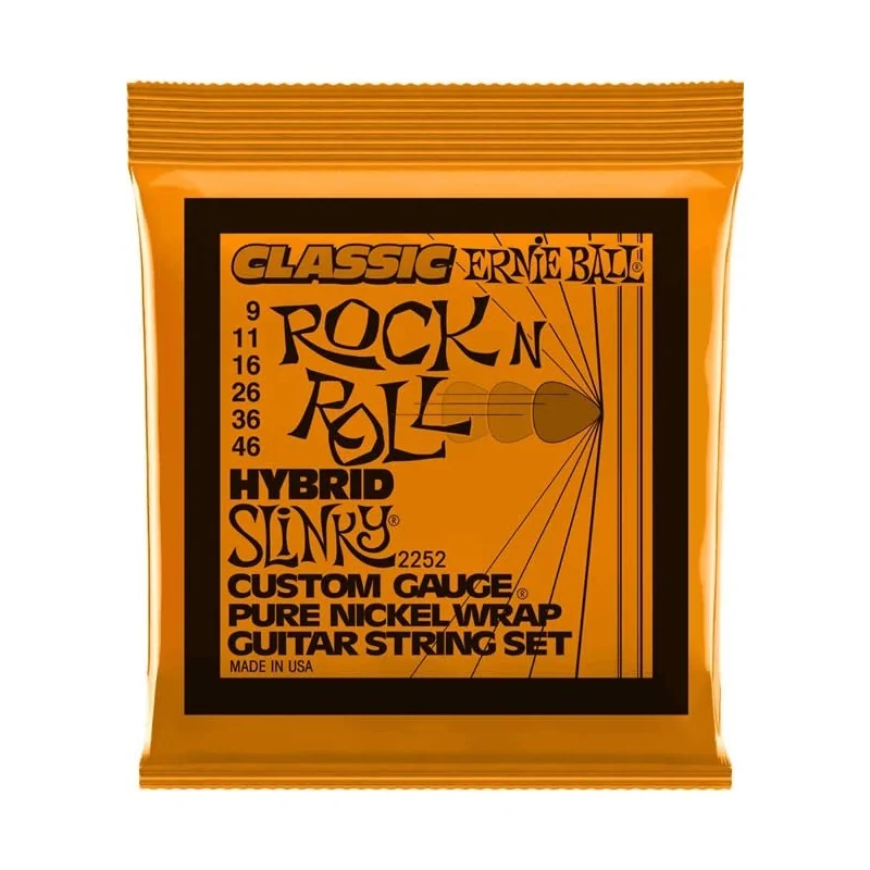 Ernie Ball 2252 Pure Nickel Hybrid Slinky 9-46 Ernie Ball 2252 Pure Nickel Hybrid Slinky 9-46
