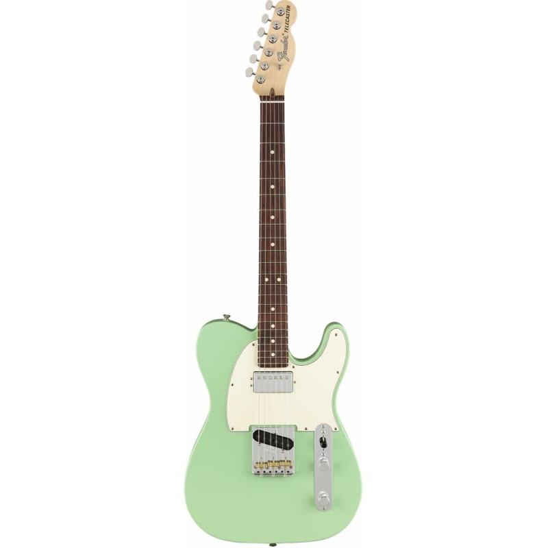 Fender American Performer Telecaster Hum RW Satin Surf Green
