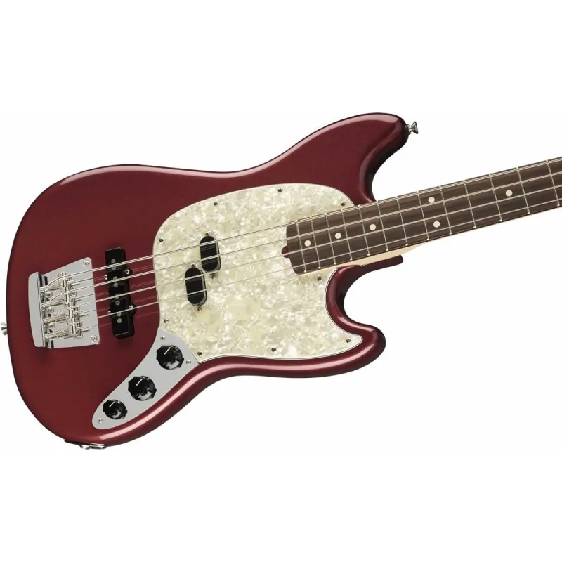 Fender American Performer Mustang Bass RW Aubergine