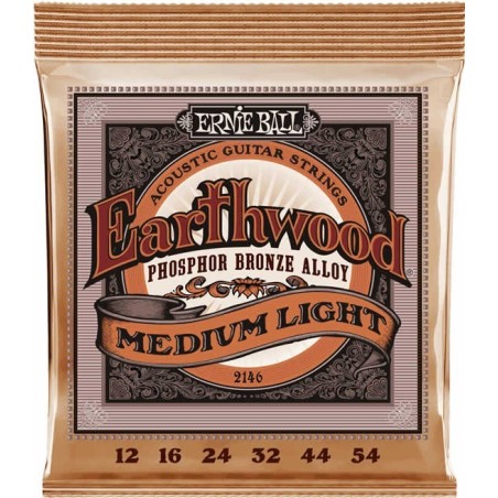 2146 Earthwood Phosph Bronze Medium Light 12-54