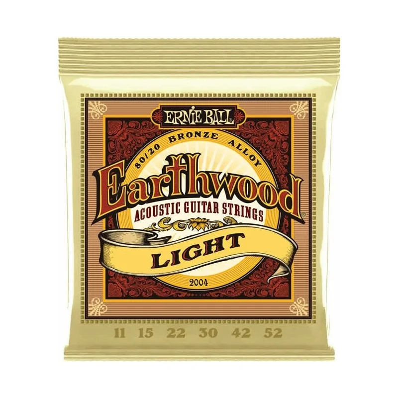 Ernie Ball Jeu de Cordes Earthwood Acoustic Light 11-52