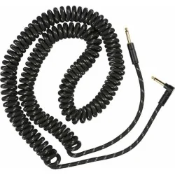 Fender Deluxe Coil Cable Black Tweed 9 Mètres Fender Deluxe Coil Cable Black Tweed 9 Mètres