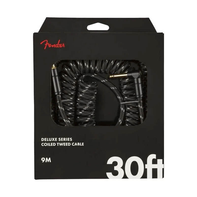 Fender Deluxe Coil Cable Black Tweed 9 Mètres