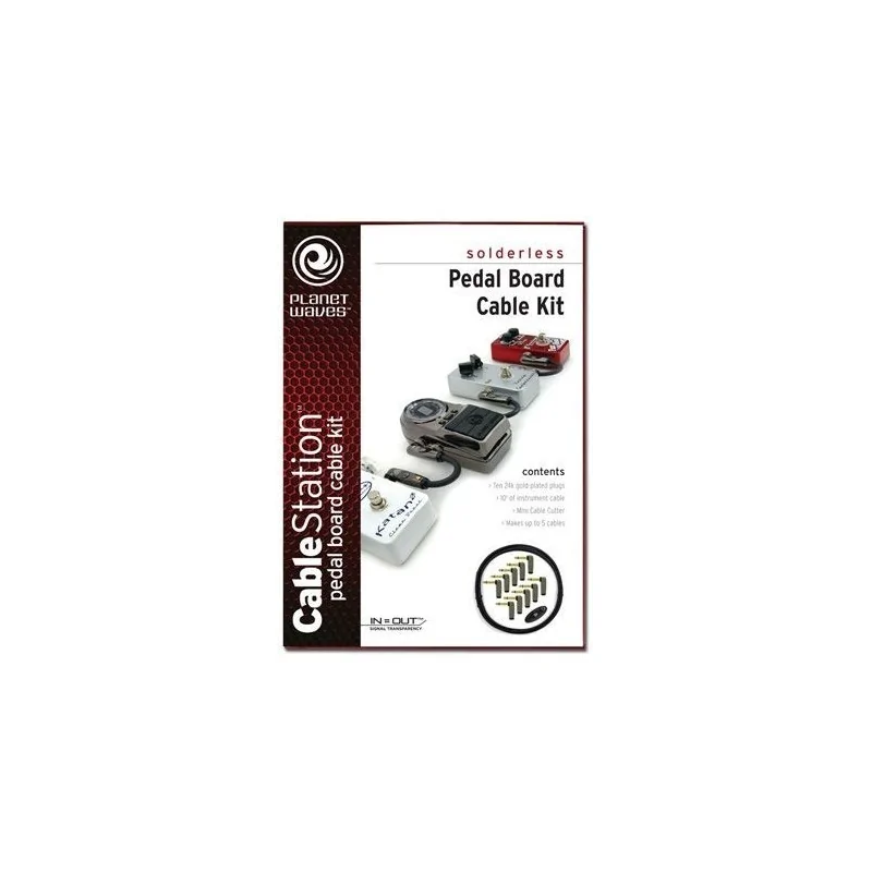 D'Addario Planet Waves Kit Patch Pedal Board