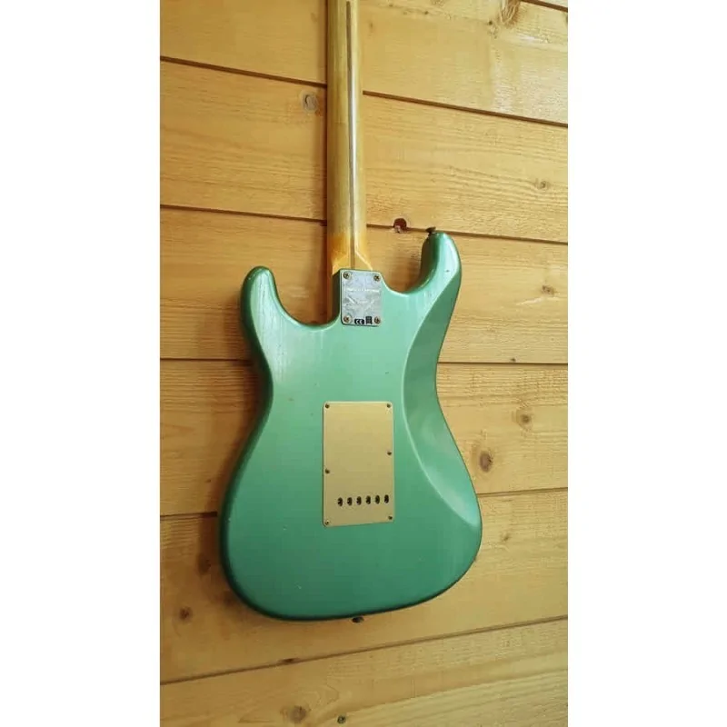 Fender 2019 Ltd Ed '55 Dual-Mag Strat MN Super Fad Aged Sherwood Green Fender 2019 Ltd Ed '55 Dual-Mag Strat MN Super Fad Aged Sherwood Green