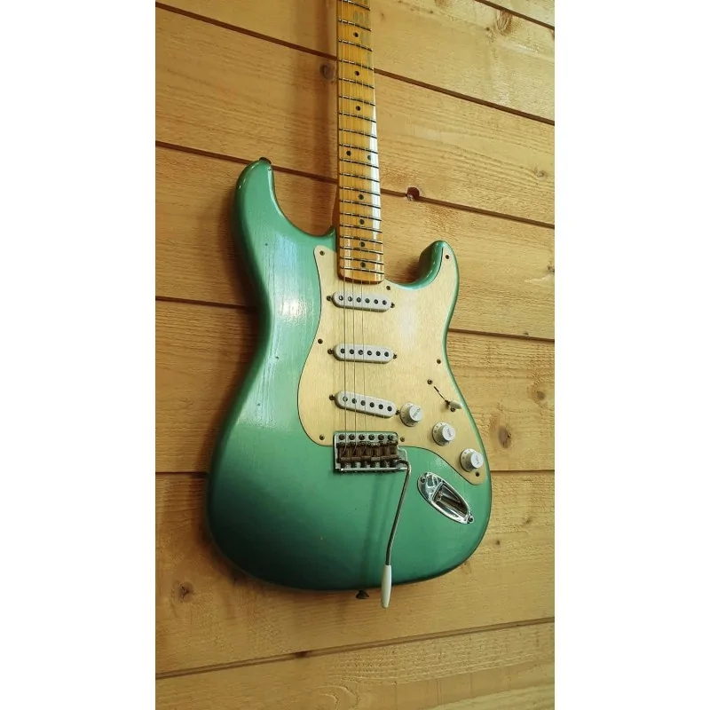 Fender 2019 Ltd Ed '55 Dual-Mag Strat MN Super Fad Aged Sherwood Green Fender 2019 Ltd Ed '55 Dual-Mag Strat MN Super Fad Aged Sherwood Green
