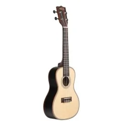 Kala KA-SSEBY-C Solid Spruce Top Striped Ebony Concert