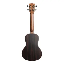 Kala KA-SSEBY-C Solid Spruce Top Striped Ebony Concert