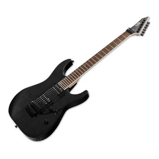 ESP LTD M200 Noir flammé transparent