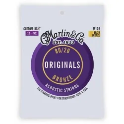 Martin M175 Standard Bronze 80/20 - Custom Light 11-52 Martin M175 Standard Bronze 80/20 - Custom Light 11-52