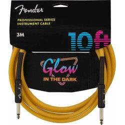Fender Professional Glow in the Dark Cable Orange 3 Mètres