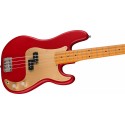Squier 40th Anniv Precision Bass Vintage Ed MN Satin Dakota Red