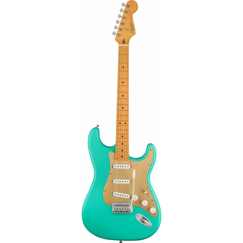 Squier 40th Anniv Stratocaster Vintage Ed MN Satin Seafoam Green