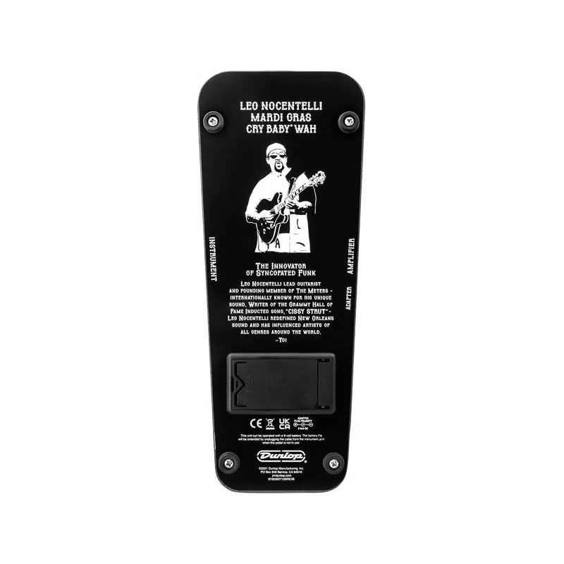 Dunlop Cry Baby Leo Nocentelli Mardi Gras Wah LN95