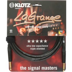 Klotz LA-Grange Instrument Câble 3m Noir