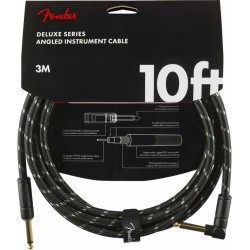 Fender Cable Jack Deluxe Angle Black Tweed 3m