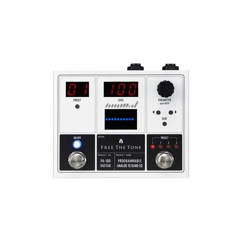 Free The Tone PA-1QG Guitar Programmable Analog 10 Band EQ