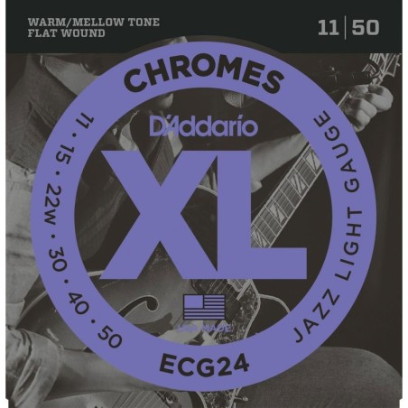 ECG24 Chromes Flatwound Jazz Light