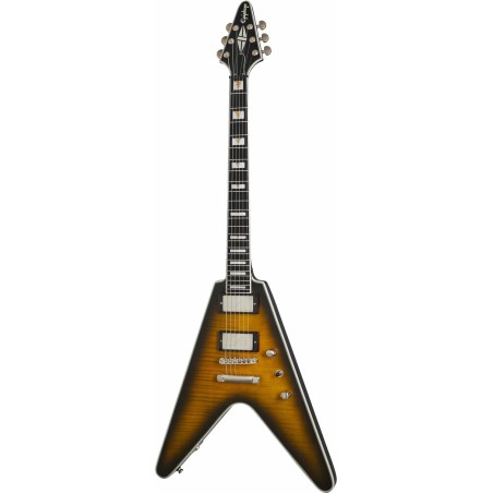 Flying V Prophecy Yellow Tiger Aged Gloss