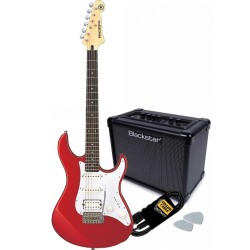 Pack Guitare éléctrique Pacifica 012 Red & Blackstar ID Core 10