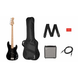 Squier Pack Affinity Precision Bass PJ Black &Rumble 15