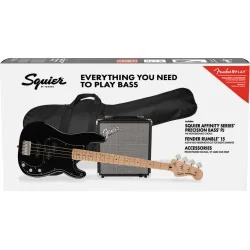 Squier Pack Affinity Precision Bass PJ Black &Rumble 15 Squier Pack Affinity Precision Bass PJ Black &Rumble 15