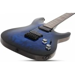 Schecter Omen Elite-6 See Thru Blue Burst Schecter Omen Elite-6 See Thru Blue Burst