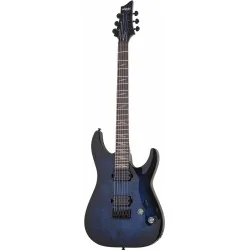 Schecter Omen Elite-6 See Thru Blue Burst Schecter Omen Elite-6 See Thru Blue Burst