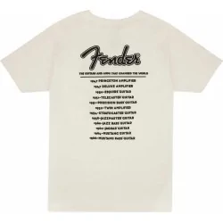 Fender World Tour T-Shirt Vintage White M Fender World Tour T-Shirt Vintage White M